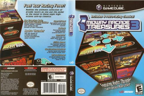 Midway Arcade Treasures 3 Cover - Click for full size image